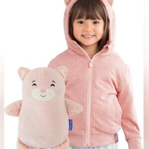 Cubcoats Kali The Kitty - 2-in-1 Transforming Classic Zip-Up & Soft Plushie - 2T